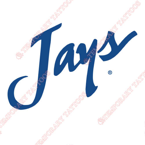 Creighton Bluejays Customize Temporary Tattoos Stickers NO.4203